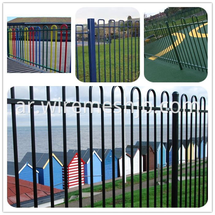 pvc sparying bow top fence